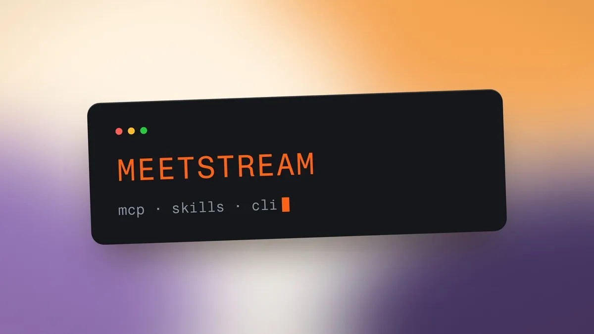 Build with MeetStream AI tools